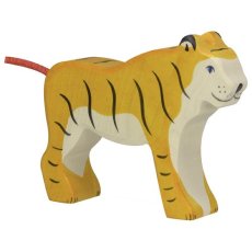 Holztiger | Dřevěné zvířátko | Stojící tygr