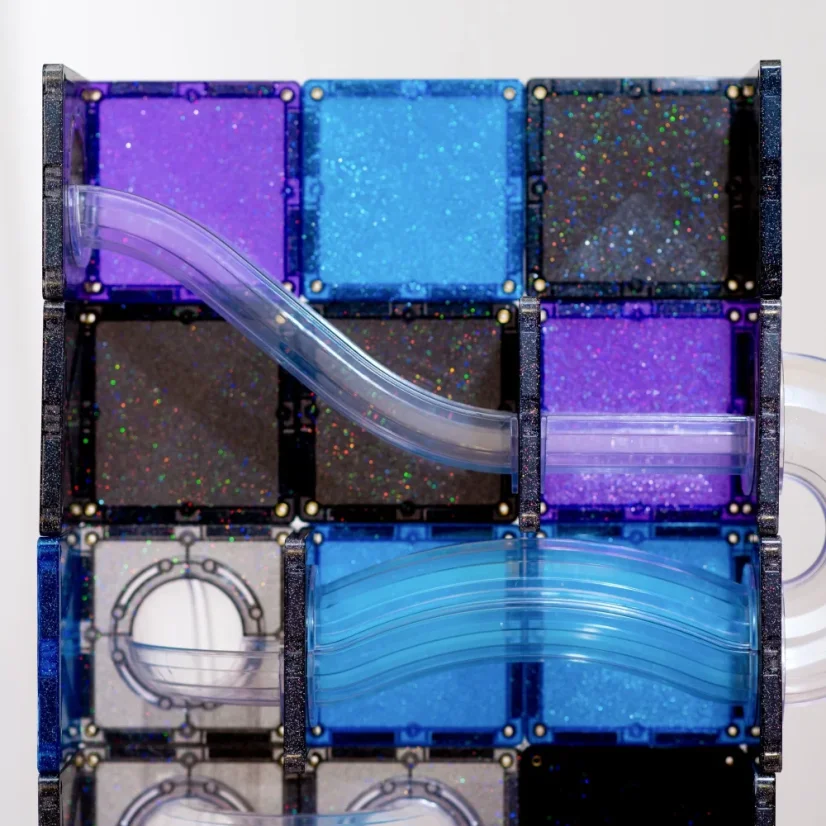 Connetix Tiles | guličková dráha Galaxy | 61 ks