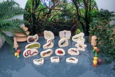 TickiT Dřevěné bloky - Mini svět