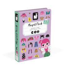 Janod | Magnetibook | Obliekanie dievčatá