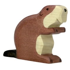 Holztiger - Bobor – vyrezávané drevené zvieratko