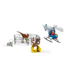Schleich | Záchranný dinosauří vrtulník