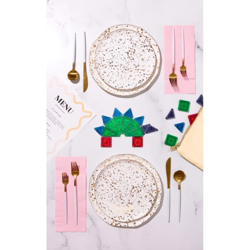 Magna Tiles - Magnetická stavebnice microMAGS Cestovní sada 26 dílů