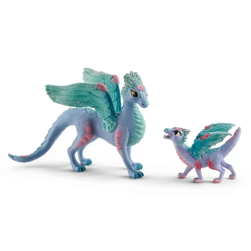 Schleich | Květový dráček, matka a mládě