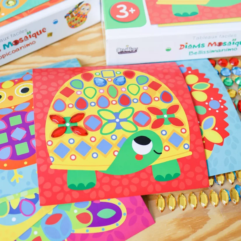 Crea Lign Diamantová mozaika Zvieratká 3+