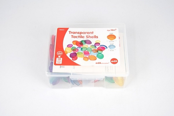 edx Barevné mušle - 108 ks