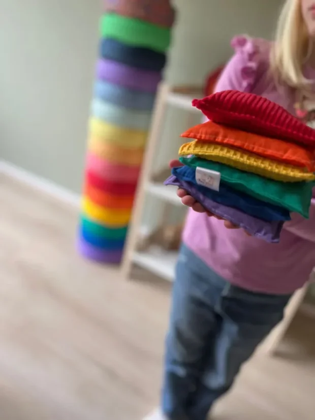 PIT AND PLAY | Beanbags set 6 Rainbow