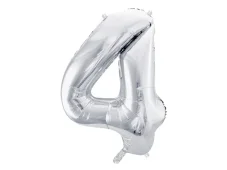 PARTYDECO | Balón narodeninové číslo | 4