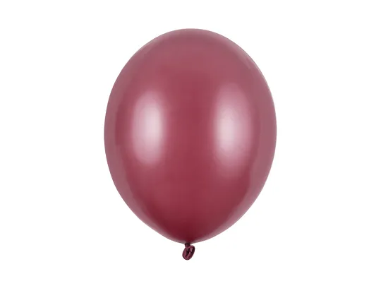 PARTYDECO Nafukovací pevné balónky 30cm, Metalické - různé barvy
